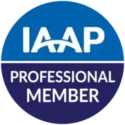 Certified by the Internal Association of Accessibility Professionals (IAAP) badge