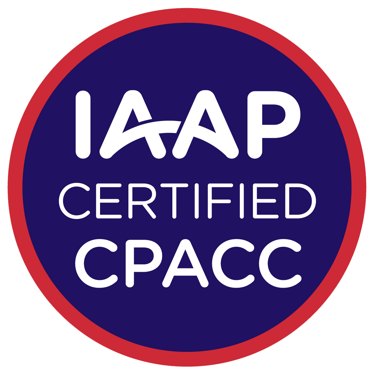 Certified Professional in Accessibility Core Competencies (CPACC) badge
