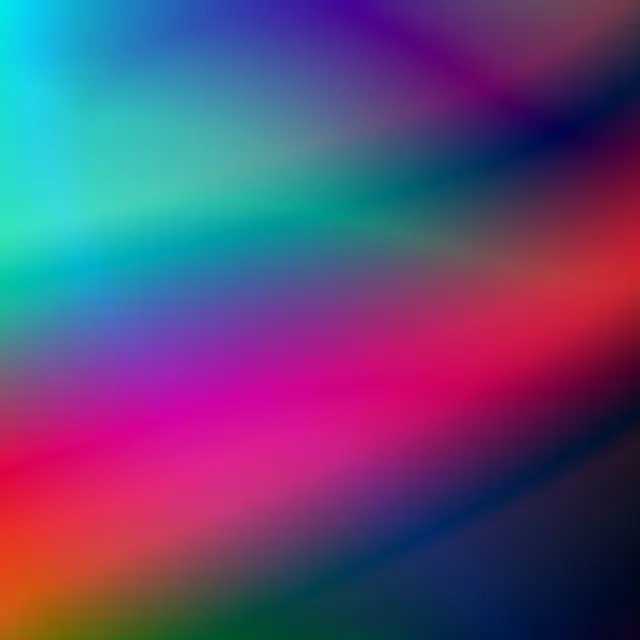 A smooth, fluid abstract gradient of luminous colors. A prominent band of magenta and hot pink sweeps diagonally through the centre, transitioning from bright cyan and purple in the top-left to deep navy blue and dark red in the bottom-right. The lighting gives it a soft, neon glow.